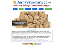 Tablet Screenshot of jasaperantara.com